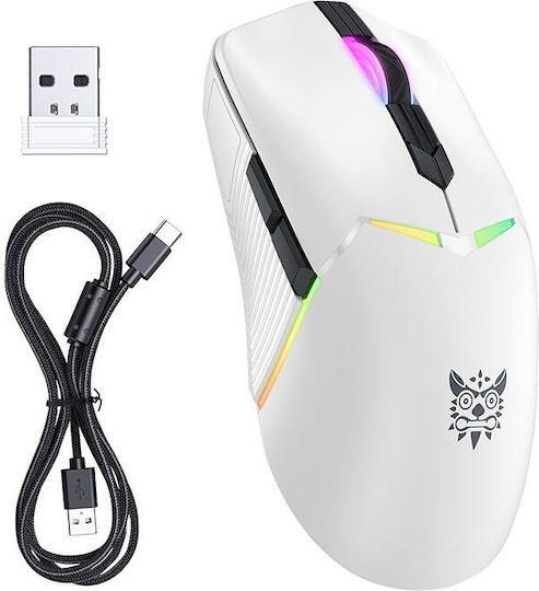 Onikuma CW928 RGB Gaming Mouse 12000 DPI Alb