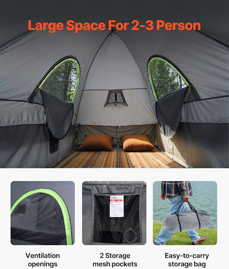 Vevor Cort Camping Automobil Gri 3 Anotimpuri