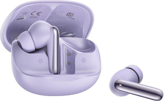QCY Melobuds N50 Bluetooth Handsfree Earphones with Sweat Resistance and Charging Case Purple