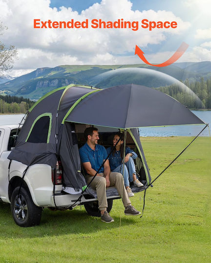 Vevor Σκηνή Camping Αυτοκινήτου Γκρι 3 Εποχών 230x170εκ.