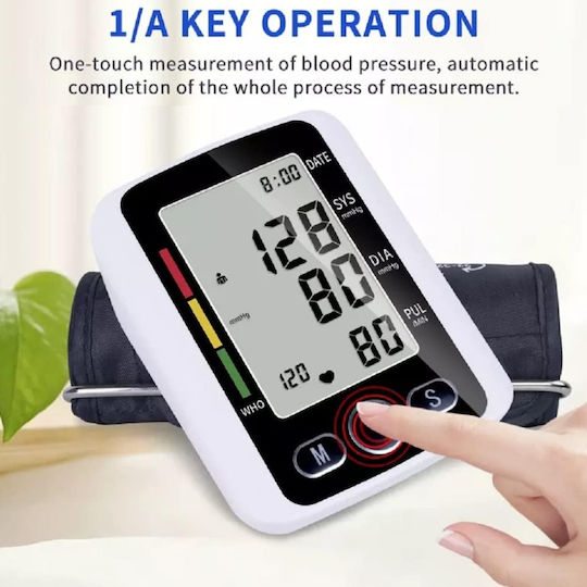 Monitor electronic digital de tensiune arterială pentru braț și încheietură, dispozitiv profesional de monitorizare a tensiunii arteriale