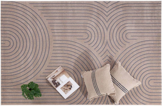 Royal Carpet Organic 565 Σετ Μοντέρνα Χαλιά Κρεβατοκάμαρας Beige 3τμχ