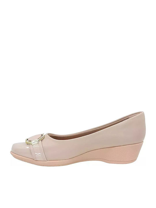 Anatomic Synthetic Leather Ballerinas Beige