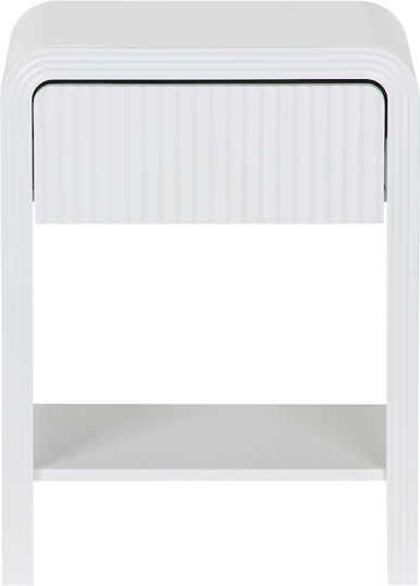 Zeplen Ξύλινο Λευκό 40x30x53cm 260-000026