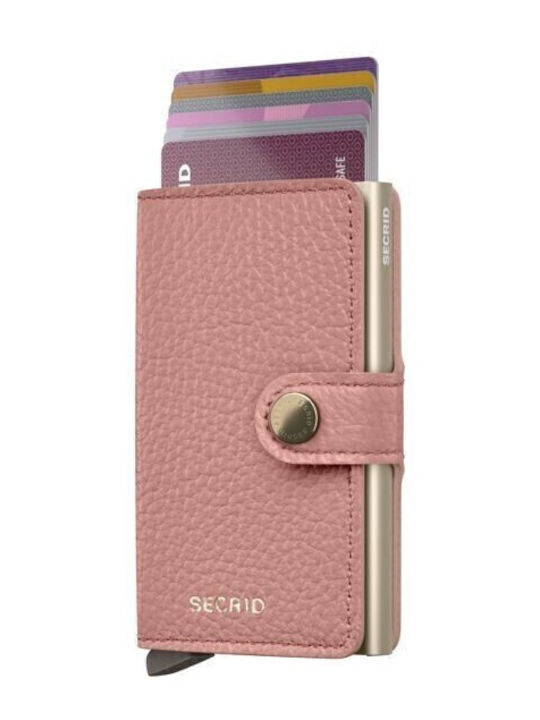 Miniwallet Ανδρικό Πορτοφόλι με RFID Ροζ