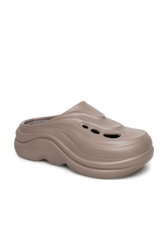 Sprandi Damen Clogs Braun