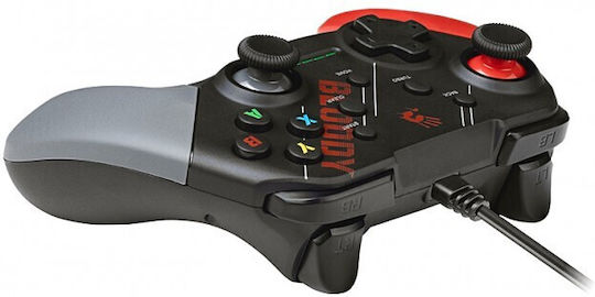 A4Tech GP30 Ενσύρματο Gamepad για Android / PC / PS3 / Switch Sports Red