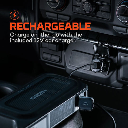 Nebo Tragbarer Batterie-Starter Auto & Motorrad 2700mAh mit Power Bank USB Taschenlampe 12V