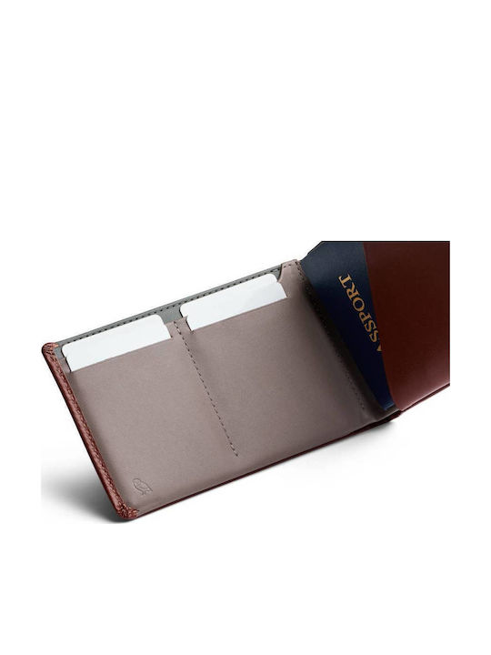 Leather Men's Wallet Travel with RFID Gold