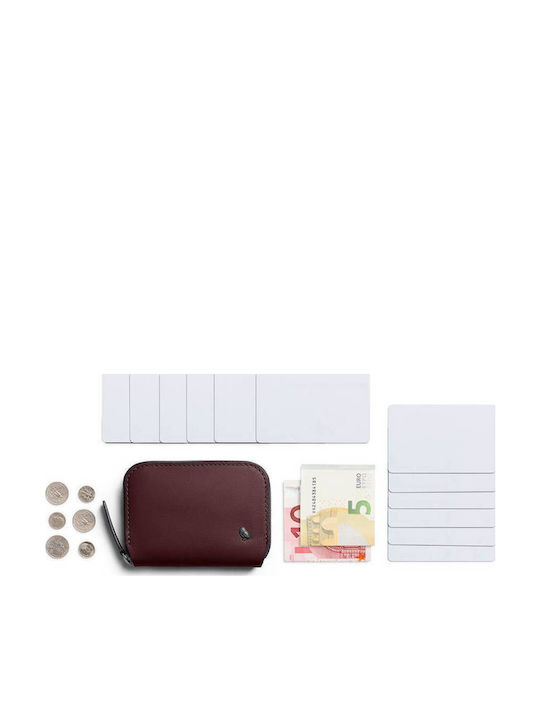Leather Men's Wallet with RFID Purple