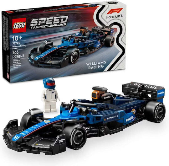 LEGO Speed Champions Williams Racing FW46 Mașină de Curse F1 pentru 10+ Ani 263 Bucăți