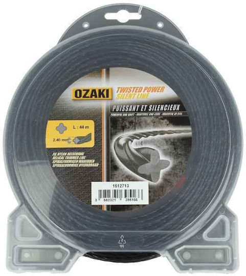 Ozaki 1512713 Μεσινέζα Σταυρός Στριφτή Μήκους 44m και Πάχους 2.40mm