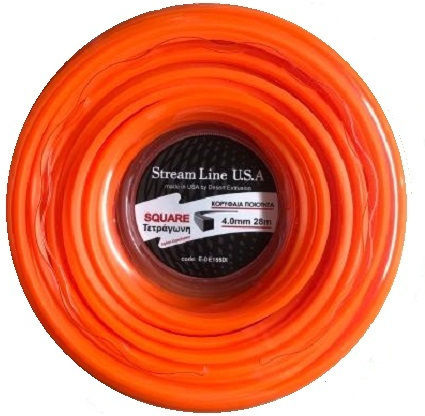Desert Extrusion Square Brush Cutter Trimmer Line 4mm 28m E-DE155DI