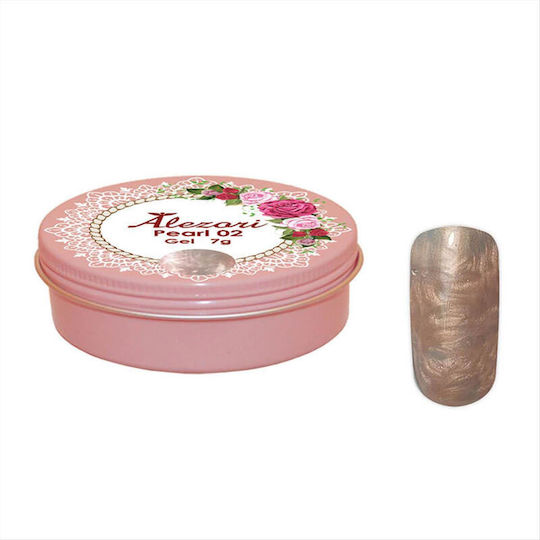Alezori Pearl Gel Falsche Nagelgel 02 Peach 7gr
