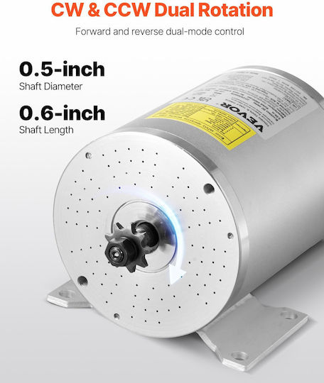 Vevor 72v 3000w Electric Brushless DC Motor Kit Upgraded Speed Controller
