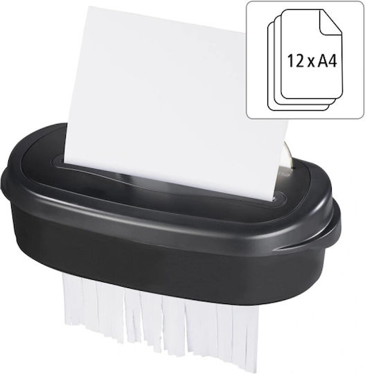 HAMA Home X12CD Cross Cut 12-Sheet CD and Paper Shredder