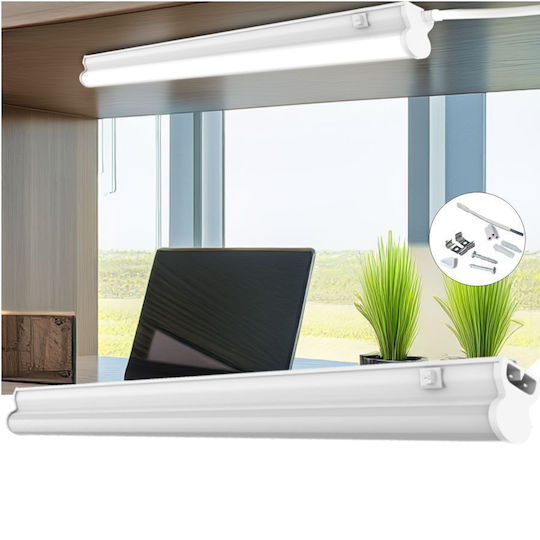 Elvhx Φωτιστικό Πάγκου Κουζίνας LED 3.8W Warmes Weiß mit Schalter M32.8xB2.4xH3.8cm.
