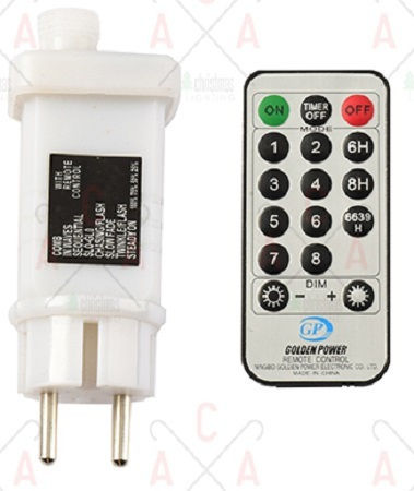 Aca Fără fir IR (Romanian translation): Interfață de comerț electronic cu Telecomandă Montat pe perete Adaptor 31V cu controler cu 8 programe X0812WFAR