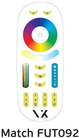 VK Lighting Drahtlos RGBW Controller 90004-039698