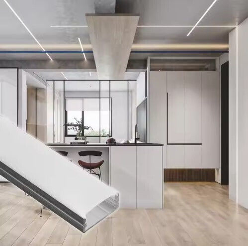77-50542 Se-pro-23 Aluminium Profile 2,3*1,0cm Square Price Per Meter Homelighting