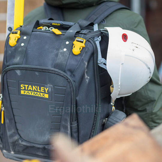Stanley Quick Access Τσάντα Πλάτης Αδιάβροχη Μαύρη 28.6lt
