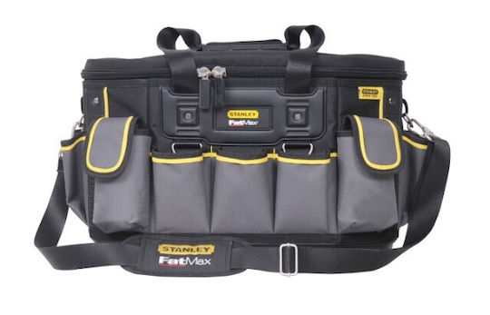 Stanley FatMax Waterproof Black Over the Shoulder Tool Bag 26 Liters
