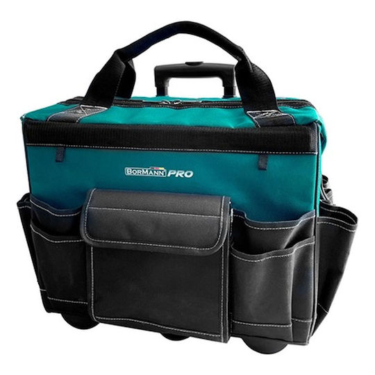 Bormann Pro BTB3250 Τσάντα Χειρός Τροχήλατη Αδιάβροχη Γαλάζια