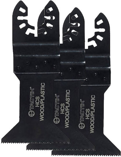 Tactix Λάμα Πολυεργαλείου HCS Κοπής Ξύλου-Γύψου 48x50mm Λάμες Πολυεργαλείων 3τμχ 437009