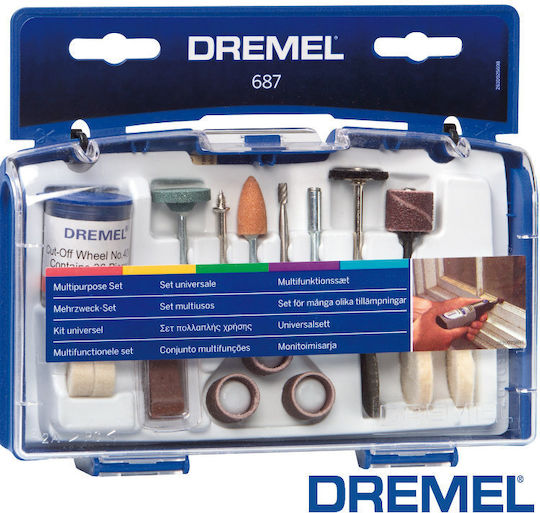 Dremel 687 Комплект аксесоари за мултиинструмент 52бр 26150687JA
