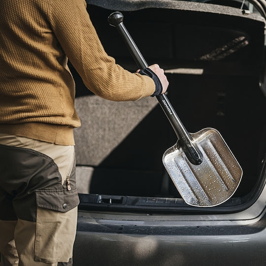 Fiskars Φτυάρι Στρογγυλό με Κοντάρι 70cm και Πλαστική Λαβή