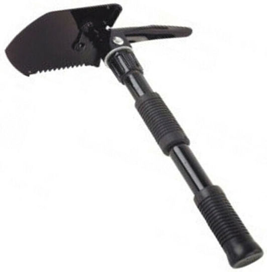 Compass Folding Shovel Survival 40cm with Compass & Knife