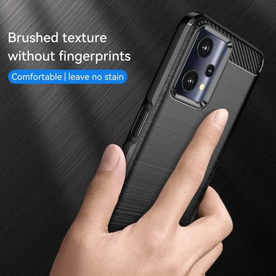 TingYR Back Cover Σιλικόνης Μαύρο (Realme 9 / 9 Pro+)