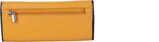 Fetiche Leather Leather Tobacco Pouch With Snap Closure Yellow