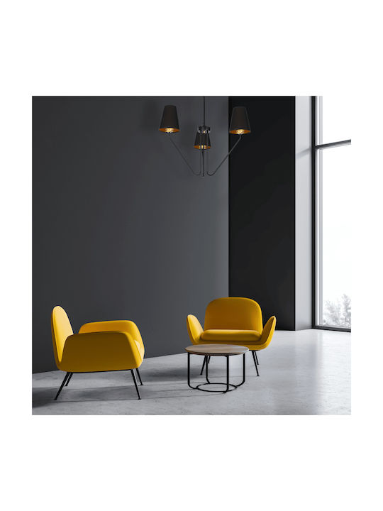Eko Light Kronleuchter 3xE27 mit Schirmen Schwarz MLP4912