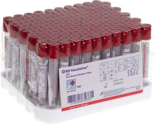 BD Σωληνάρια Αιμοληψίας 100τμχ 6ml