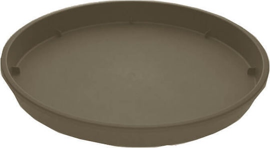 Viomes Linea Runder Untersetzer Braun 16x16cm