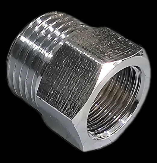 Viospiral Θηλυκή Μούφα Γαλβανιζέ Εξάγωνη 3/8" 00-642