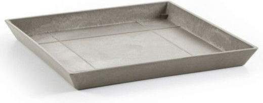 Ecopots Plate Pot Taupe 43.5x43.5cm 74.015.50
