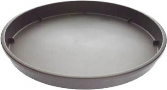 Et Plast Αναΐς Πιάτο Γλάστρας Πλαστικό Ανθρακί 28x28εκ. 02.014.24128P