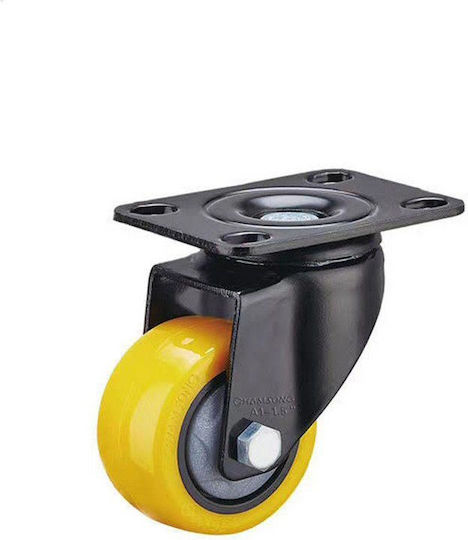 Chamsong Wheels 07347 Polyurethane Wheel with Brake 40mm