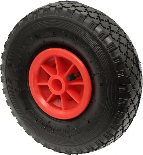 Ruotec 300-4 Ρόδα Πνευματική για Καρότσι Φουσκωτή με Πλαστική Ζάντα 200mm