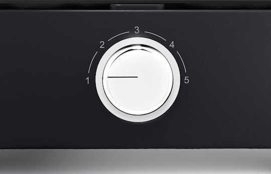 WMF Table Ribbed Lono Επιτραπέζια Ηλεκτρική Ψησταριά Αυλακωτής Πλάκας 2000W Ανοξείδωτη με Ρυθμιζόμενο Θερμοστάτη 27x41εκ.