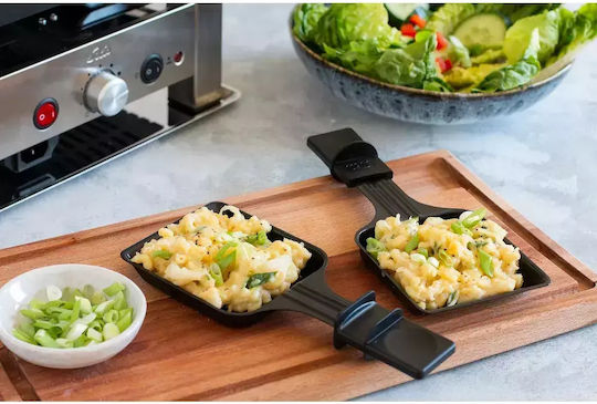 Solis Tabletop Grătar Electric Raclette Placă cu Grătar și Netedă 1400W cu Termostat Reglabil 56.5bucx27.5buccm
