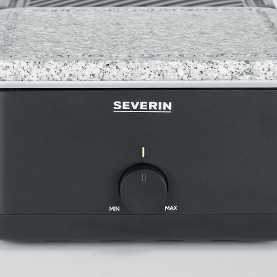 Severin Tabletop Grătar Electric Raclette Placă Netedă și Striată 1300W cu Termostat Reglabil