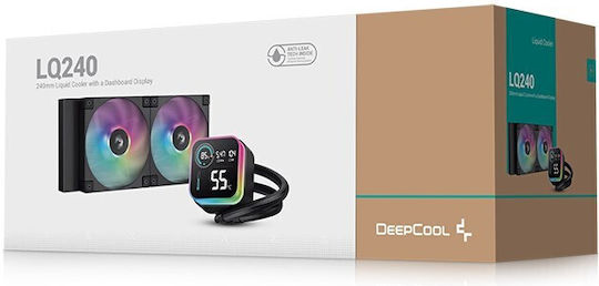 Deepcool LQ240 Water Cooling AIO CPU With 2 Fans 120mm And ARGB Lighting