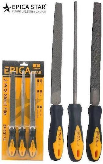 Epica Star EP-20174 Set Limes cu Mâner 3buc
