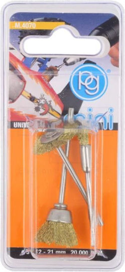 PG M.4070 Wire Brush 4mm Set of 3pcs