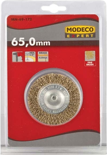 Modeco MN-69-172 Werkzeugdrahtbürste 65mm
