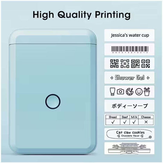 Niimbot D110 Electronic Handheld Label Maker in Blue Color