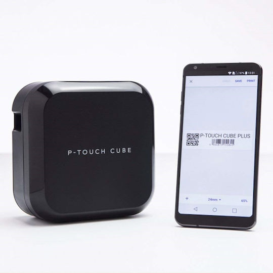 Brother P-touch Electronic Handheld Label Maker in Black Color